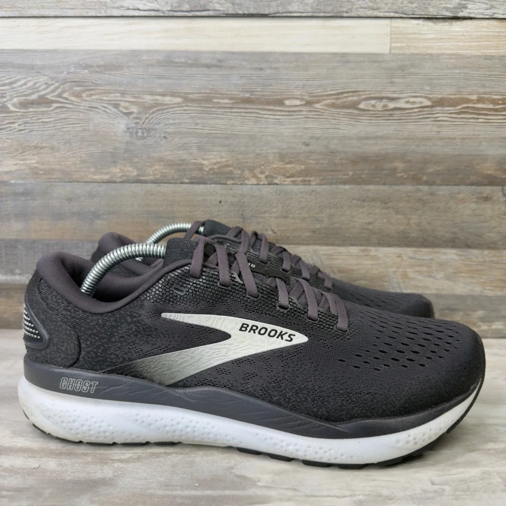 Brooks Ghost 16 Womens Size 11.5 Running Shoes Neutral Cushion Black 1204071B090